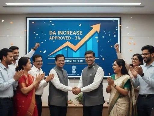 Central Government Employees : DA में 3% की बंपर बढ़ोतरी: 49 लाख केंद्रीय कर्मचारियों को दिवाली तोहफा
